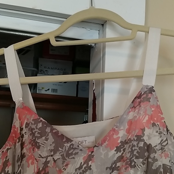 **3/$15** LOFT tiered chiffon dress XSP - Picture 2 of 4